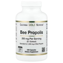 California Gold Nutrition, пчелиный прополис, 1000 мг, 240 капсул
