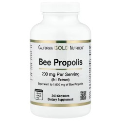 California Gold Nutrition, пчелиный прополис, 1000 мг, 240 капсул
