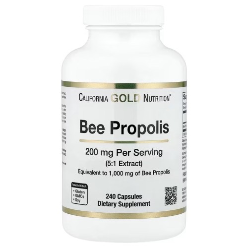 California Gold Nutrition, пчелиный прополис, 1000 мг, 240 капсул