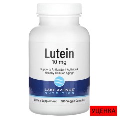 Lake Avenue Nutrition, Лютеин, 10 мг, 180 растительных капсул