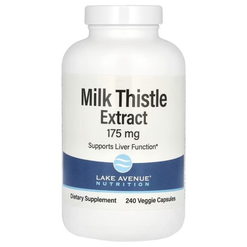 Lake Avenue Nutrition, экстракт расторопши, 175 мг, 240 растительных капсул
