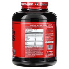 MuscleMeds, Carnivor Mass, анаболический гейнер с говяжьим протеином, клубничный вкус, 2698 г (5,79 фунта)