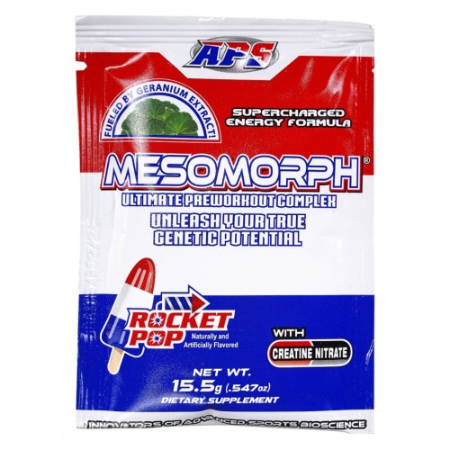 APS, Mesomorph, предтренировочный комплекс, Rocket pop, 15,5  г (1 порция)