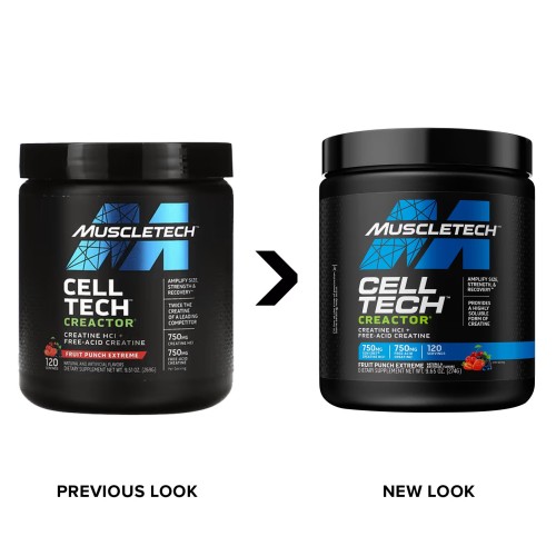 MuscleTech, Performance Series, CREACTOR, формула гидрохлорида креатина, с фруктовым вкусом, 274 г (120 порций)