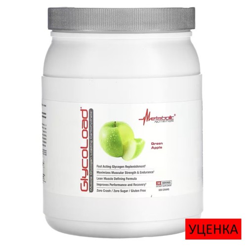 Metabolic Nutrition, GlycoLoad, зеленое яблоко, 600 г