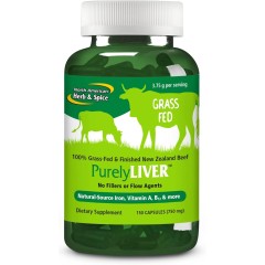 NORTH AMERICAN HERB & SPICE, PurelyLiver, Чистая печень, 150 капсул (УЦЕНКА! Срок годности: 10/25)