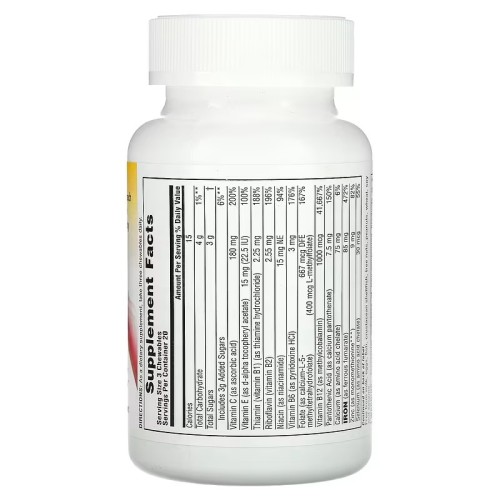 NaturesPlus, Hema-Plex, жевательная добавка с железом, с ягодным вкусом, 60 жевательных таблеток