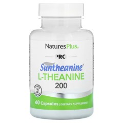 NaturesPlus, Pro, Suntheanine и L-теанин 200, 60 капсул (100 мг на капсулу)