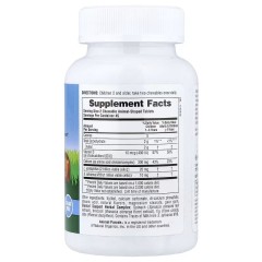 NaturesPlus, Source of Life, Animal Parade, детские жевательные пробиотики M18, ваниль, 90 таблеток (45 порций)