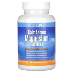 NaturesPlus, KalmAssure, магний, 120 веганских капсул (105 мг на капсулу)