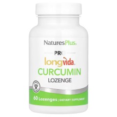 NaturesPlus, PRO longvìda® леденцы с куркумином, 60 пастилок (250 мг на пастилку)