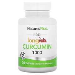NaturesPlus, Pro Longvida Curcumin, куркумин, 1000 мг, 30 таблеток