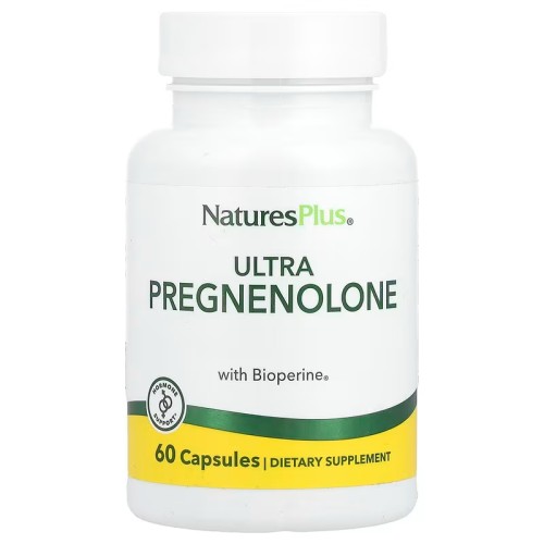 NaturesPlus, «Ультра прегненолон», 60 растительных капсул