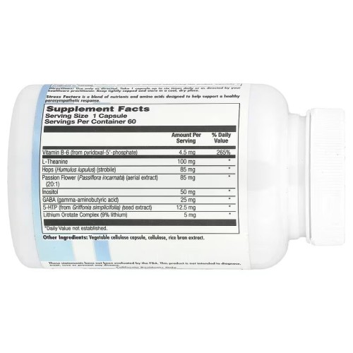 Nutra BioGenesis, Stress Factors, 60 капсул