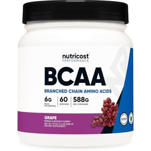 Nutricost, Performance, BCAA, со вкусом винограда, 588 г (60 порций)
