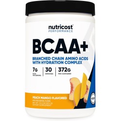 Nutricost, Performance, BCAA, со вкусом персика и манго, 372 г (30 порций)