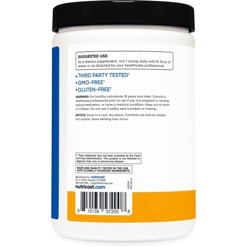 Nutricost, Performance, BCAA, со вкусом персика и манго, 372 г (30 порций)