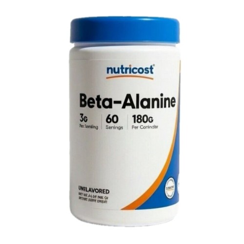 Nutricost, Бета-аланин, без добавок, 180 г (60 порций)
