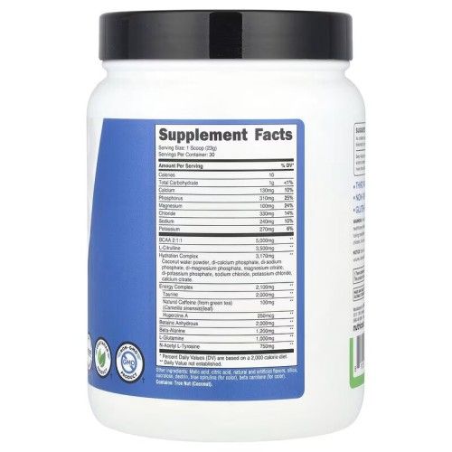 Nutricost, Performance, Intra, комплекс для приема во время тренировки, со вкусом зеленого яблока, 699 г (30 порций)
