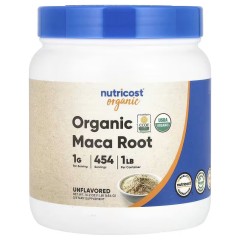 Nutricost, порошок из корня органической маки, без добавок, 454 г (16 унций)