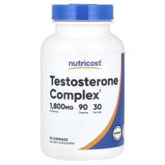 Nutricost, тестостероновый комплекс, 1800 мг, 90 капсул (30 порций)