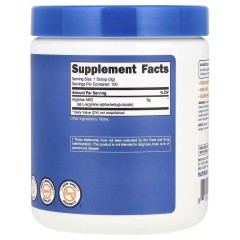 Nutricost, Аргинин AKG, без добавок, 300 г (100 порций)