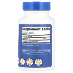 Nutricost, Бычья желчь, 500 мг, 30 капсул