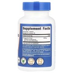 Nutricost, Экстракт корня ашваганды, 600 мг, 30 капсул