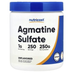 Nutricost, агматинсульфат, без добавок, 250 г (8,9 унции)