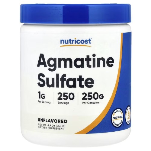 Nutricost, агматинсульфат, без добавок, 250 г (8,9 унции)