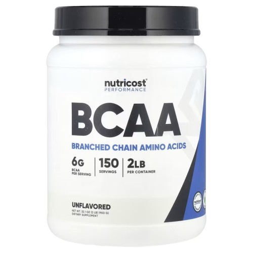 Nutricost, Performance, BCAA, без добавок, 900 г (150 порций)
