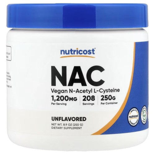 Nutricost, NAC, без добавок, 250 г (8,9 унции)