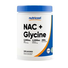 Nutricost, NAC с L-глицином, 250 г (62 порции)