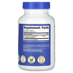 Nutricost, натуральный кофеин, 200 мг, 250 капсул