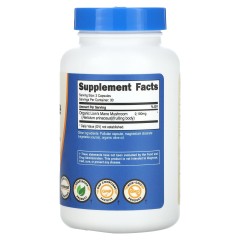 Nutricost, гриб ежовик гребенчатый, 2100 мг, 90 капсул (700 мг в 1 капсуле)