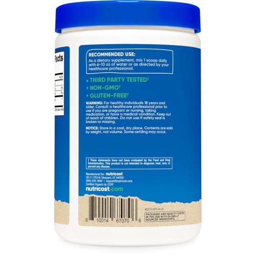 Nutricost, Органические ягоды годжи, без добавок, 454 г, 50 порций