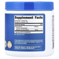 Nutricost, Гуарана в порошке, 1 г, 100 г (3,5 унции)