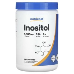 Nutricost, инозитол, без добавок, 454 г (16 унций)
