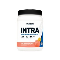 Nutricost, Performance, Intra, комплекс для приема во время тренировки, со вкусом розового лимонада, 687 г (30 порций)
