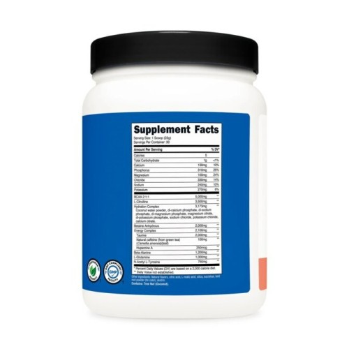 Nutricost, Performance, Intra, комплекс для приема во время тренировки, со вкусом розового лимонада, 687 г (30 порций)