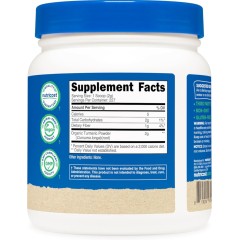 Nutricost, порошок из органической куркумы, без добавок, 454 г (227 порций)