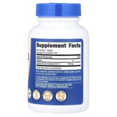 Nutricost, витамин K2, MK-7, 100 мкг, 240 капсул