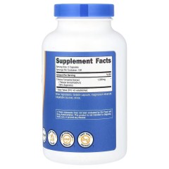 Nutricost, Якорцы, 1500 мг, 240 капсул (120 порций)
