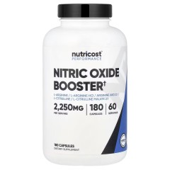 Nutricost, Performance, усилитель оксида азота, 180 капсул (60 порций)