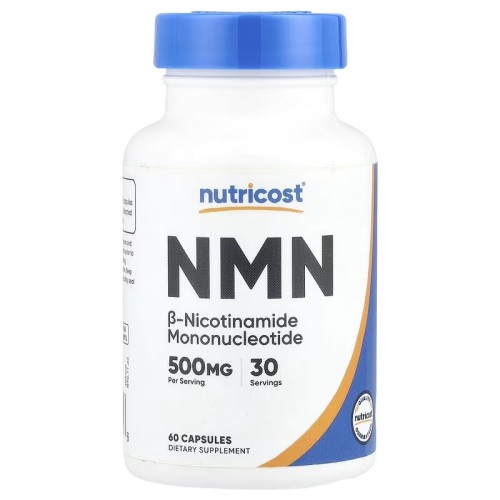 Nutricost, NMN, 60 капсул (250 мг на капсулу)