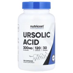 Nutricost, Performance, урсоловая кислота, 120 капсул (30 порций)