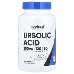 Nutricost, Performance, урсоловая кислота, 120 капсул (30 порций)