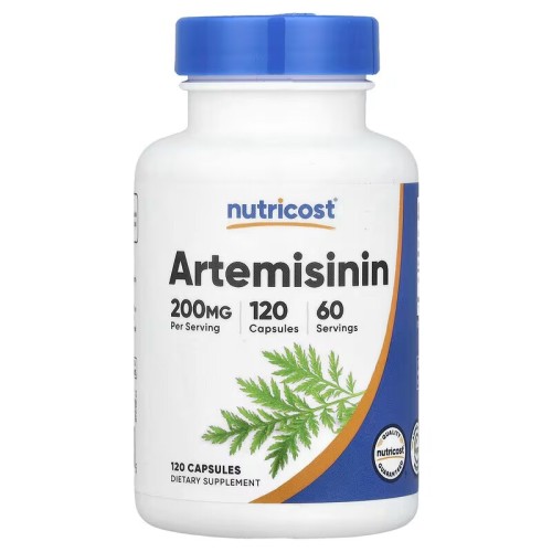 Nutricost, артемизинин, 200 мг, 120 капсул (60 порций)