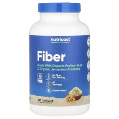 Nutricost, клетчатка, 300 капсул (60 порций)