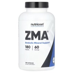 Nutricost, Performance, ZMA, 180 капсул